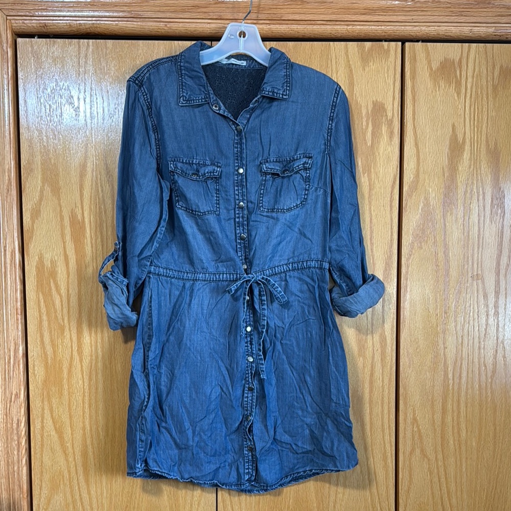 Button-Up Shirt Dress